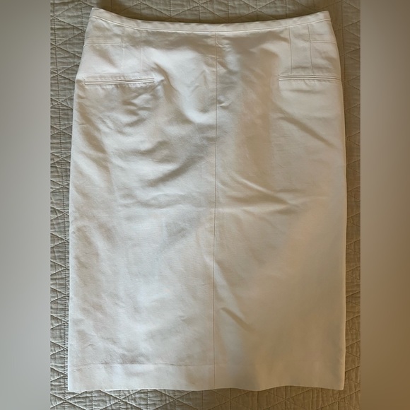 Narciso Rodriguez Dresses & Skirts - Narciso Rodriguez Made in Italy Cotton & Silk Pencil Skirt in Ivory Size 6